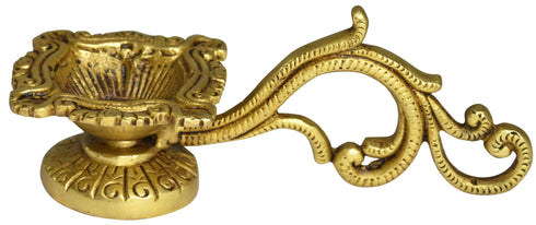 Brass Table Deepak Oil Lamp 0.4Kg